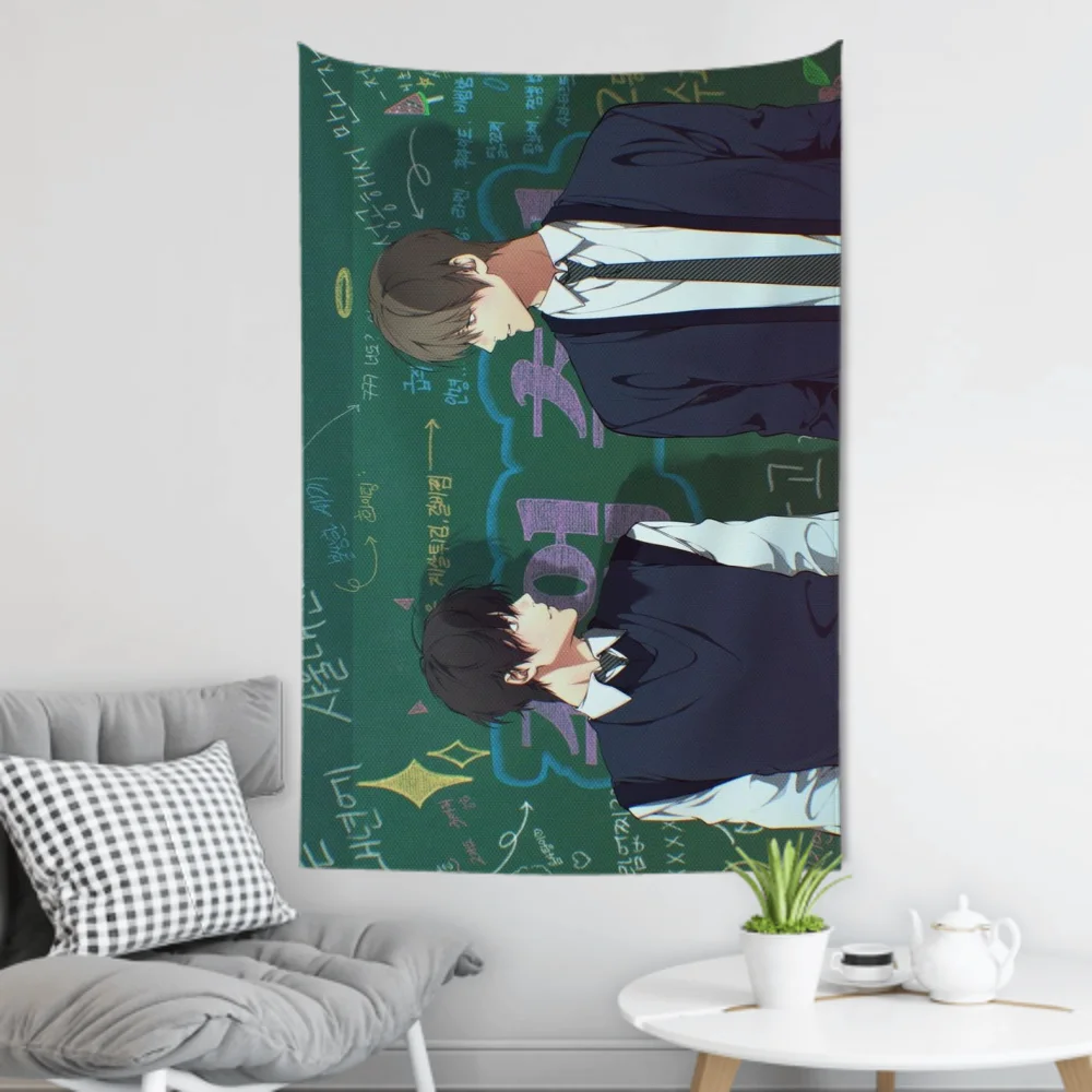 Tapiz de cómics BL Lost In The Cloud, decoración de habitación, tela de pared, fondo colgante para fiesta, decoración de habitación, habitación de bebé