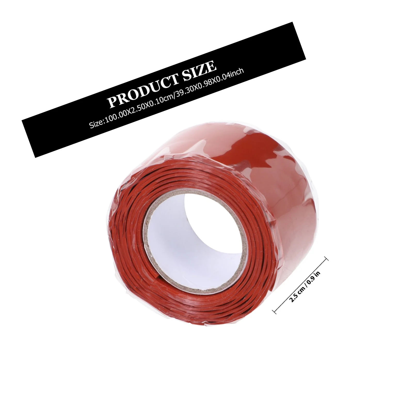 مطاط السيليكون المقاوم للماء ذاتي اللصق لإصلاح تسرب الأنابيب، شريط سباكين للحنفيات المتسربة، شريط لاصق مقاوم للماء في الهواء الطلق