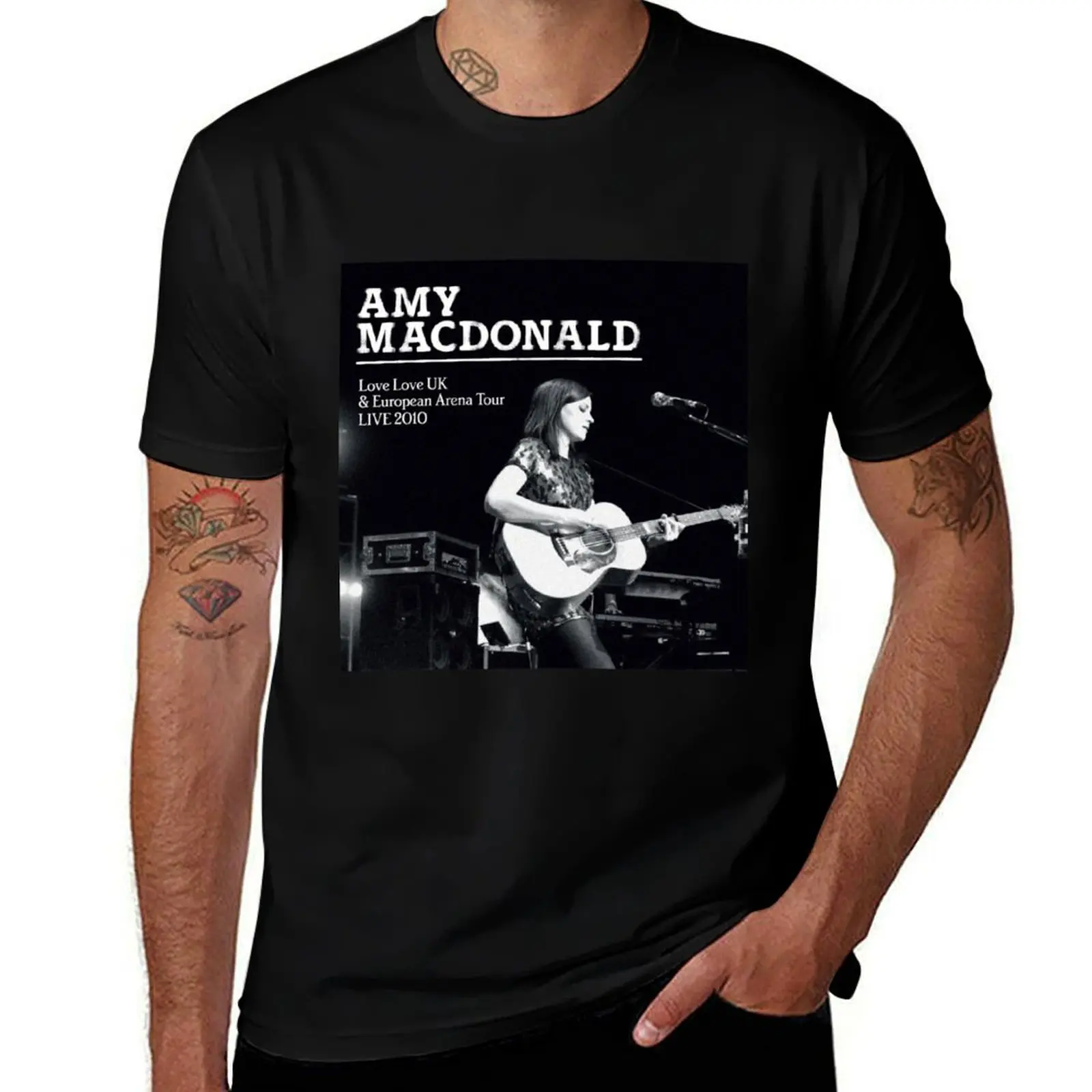 

man european Macdonald t uk percent man t for T-Shirt cotton essential live tshirt Amy love 2010 shirt love 100 tour shirt