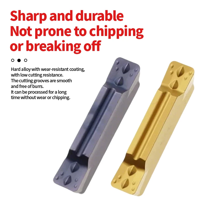 MGMN Carbide Grooving Blades Steel CNC Cutter MGMN200 G MGMN300 MGMN400 MGMN500 Hard Alloy Slotting Indexable Inserts