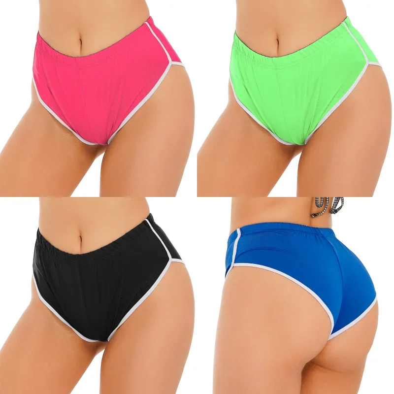 Pantalones cortos de Yoga de tiro medio para mujer, ropa deportiva de verano para gimnasio, entrenamiento, correr, adelgazamiento, Fitness, pantalones cortos de delfín