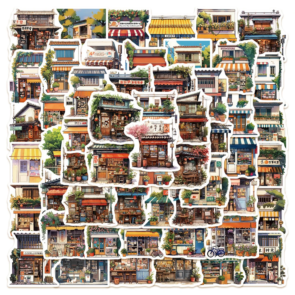 10/30/55 szt. Japońskie naklejki z motywem ulicy, naklejki artystyczne, graffiti, naklejki na pamiętnik, telefon, rower, deskorolkę, klasyczne naklejki anime, dekoracyjne