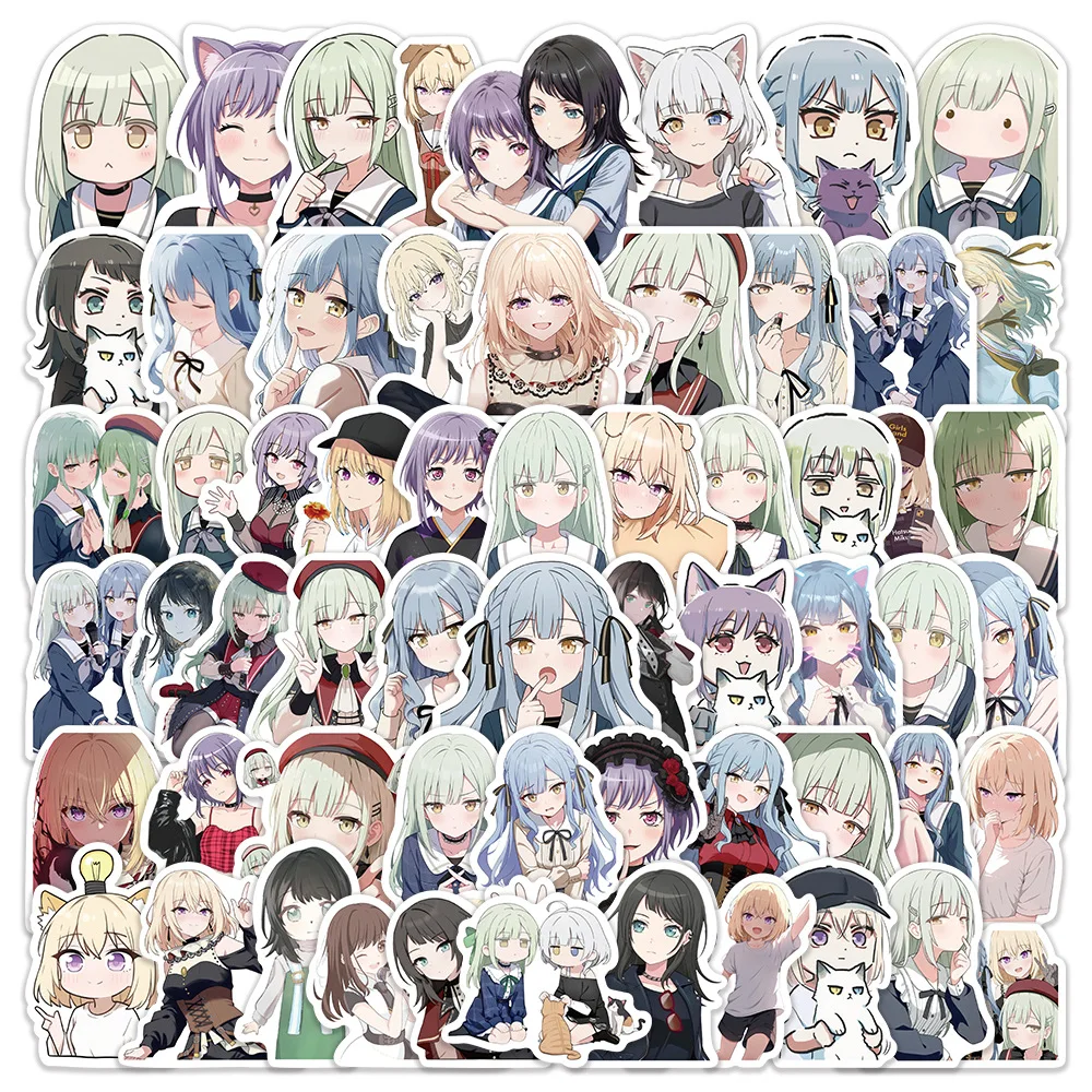 10/30/60PCS Comic AveMjica Funny Cute Graffiti Stickers Anime DIY Scooter Guitar Glasses Case Bicycle Helmet Decorative Stickers