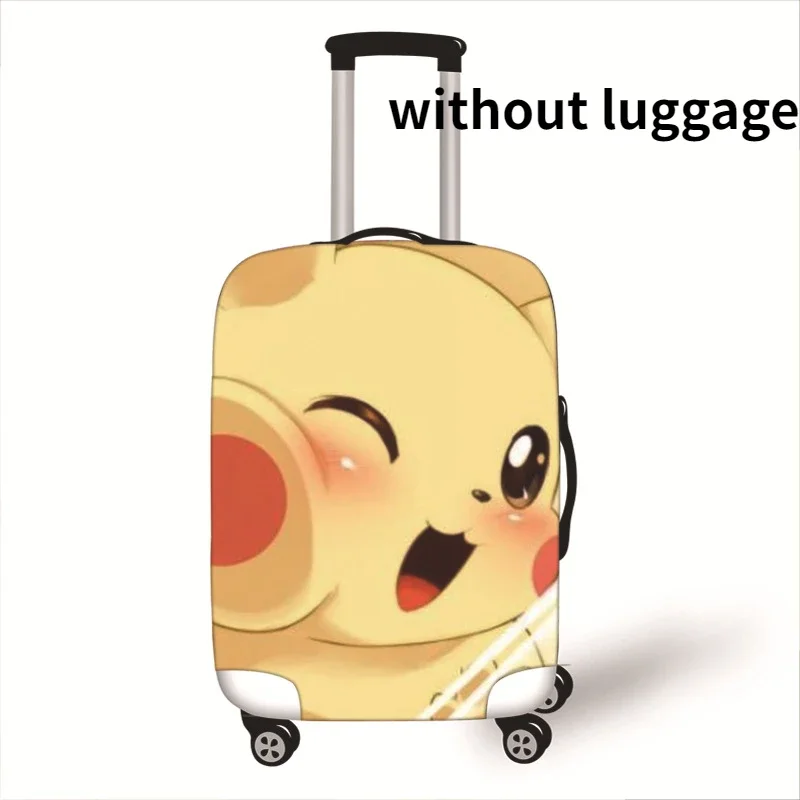 Pokemon Pikachu Cartoon Luggage Protective Cover Kawaii Animation Boy Girl Suitcase Cover Trolley Case Travel Luggage Dust Cover