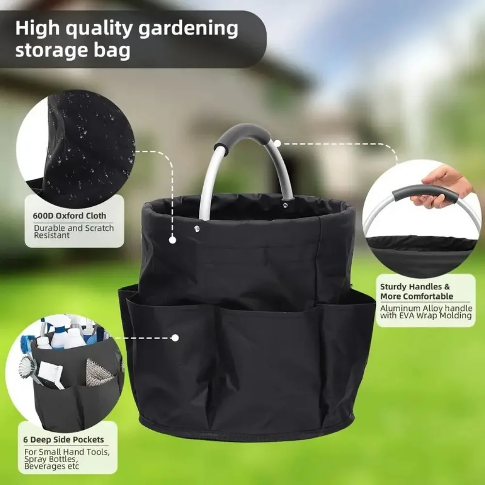 Outdoor Portable Foldable Portable Basket Picnic Camping Basket Garden Tool Basket Travel Storage Toiletry Bag Storage Basket - view 4