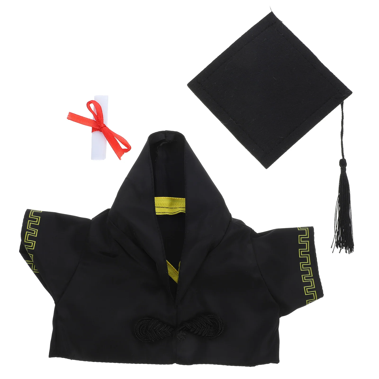 

Replaceable Graduation Dress Accessories for Girls Cloth Adorable Bear Decor