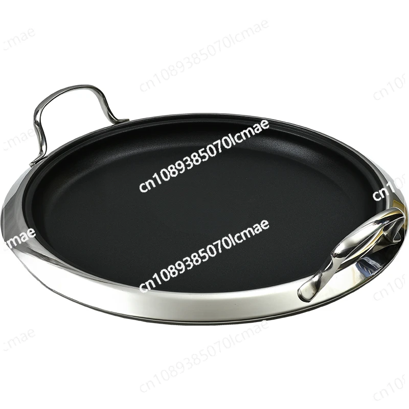 

18/10 Stainless Steel Frying Pan Pan Non-stick Fish Pizza Frying Pan 30CM