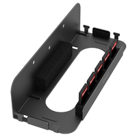 IPEGA SW2072 Storage Wall Stand for Switch 1&2, Space-Saving Design,5 Game Card Slots&4 Hooks & Heavy-Duty Steel Construction