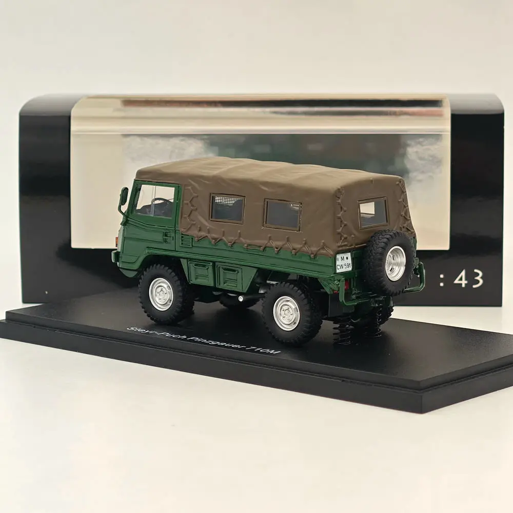 Neo Resina Modelo Carro Colisão, Auto Brinquedos, Presente, Verde, Mais Forte, 1:43 para Steyr-Puch Pinzgauer 710M