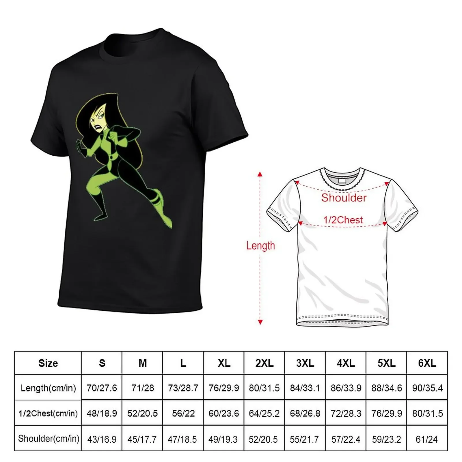 Shego T-Shirt customizeds summer top Men's t-shirt