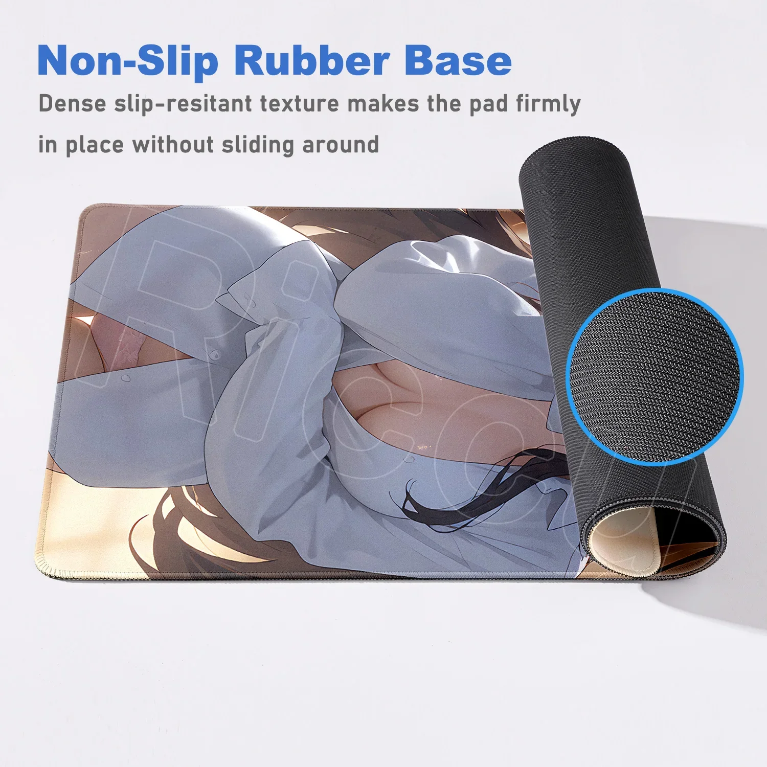 HD Printing The Fragrant Flower Blooms with Dignity Kaoruko Waguri Mouse Pad Kawaii Girl Non-slip Rubber Desk Mat Anime Mousepad