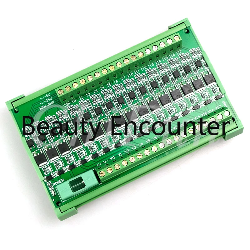 16 way PLC amplifier board isolation board protection board input NPN/PNP output PNP