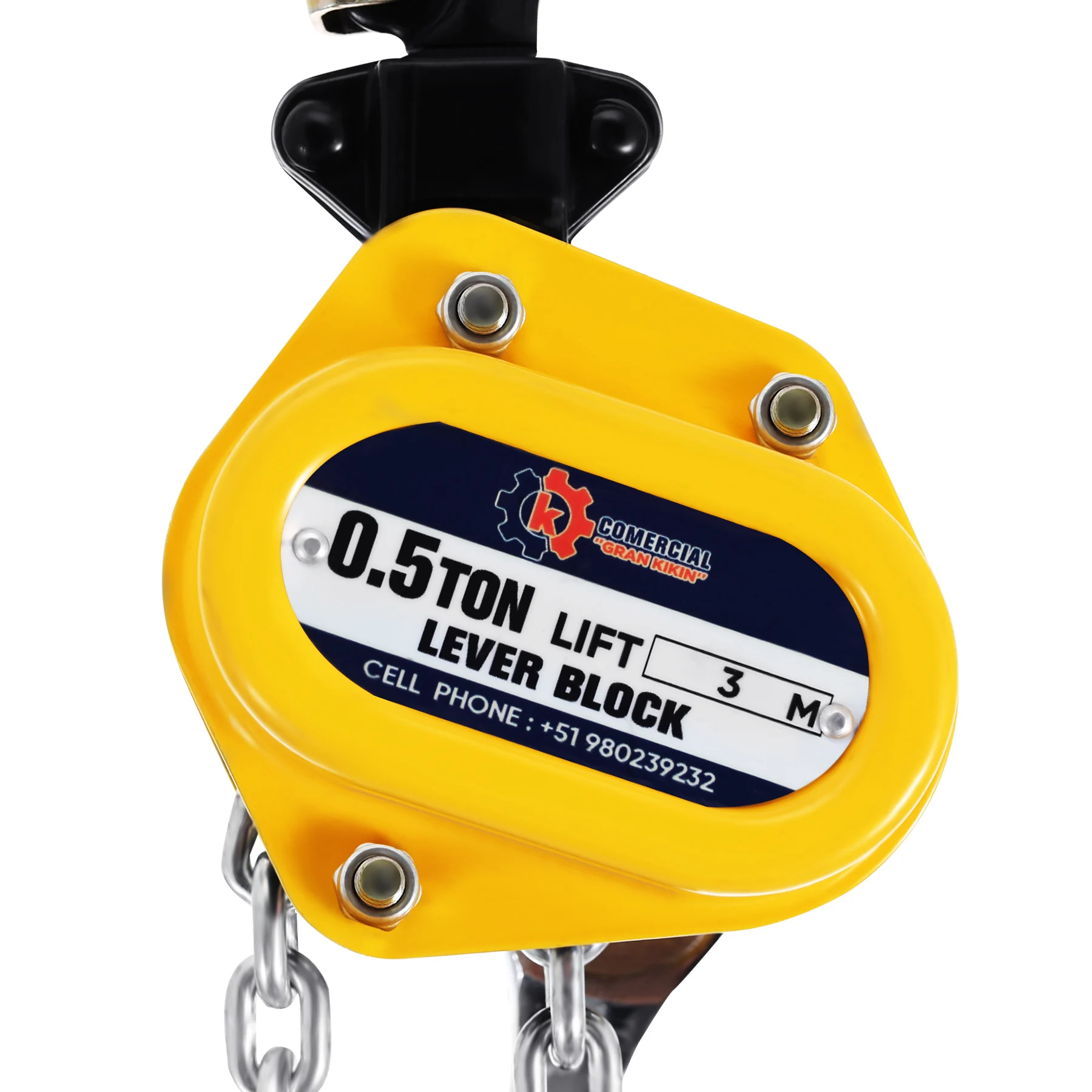 Amonstar 0.5T 0.25T Chain Hoist Anti-Rust Manual Chain Block 10ft 3m with Two Hooks for Lifting Pulling Dragging Construction