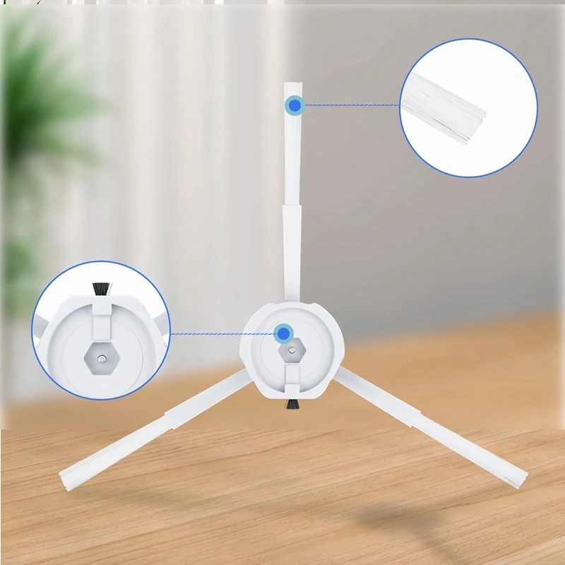 Replacement Set For Roborock Q Revo/P10 Robot Vacuum Cleaner,Replacement Part With Main Brush Wipes Dust Bags Side Brushes