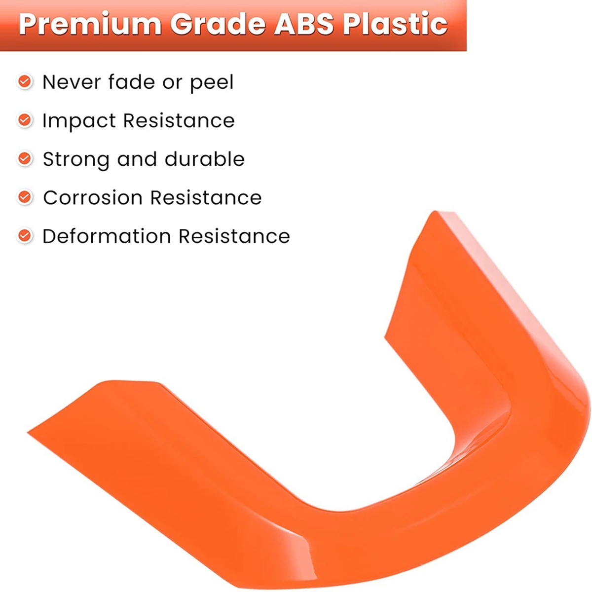 غطاء عجلة قيادة برتقالي ، إكسسوارات داخلية ، ديكور لسيارة ep wangler JL gliator JT