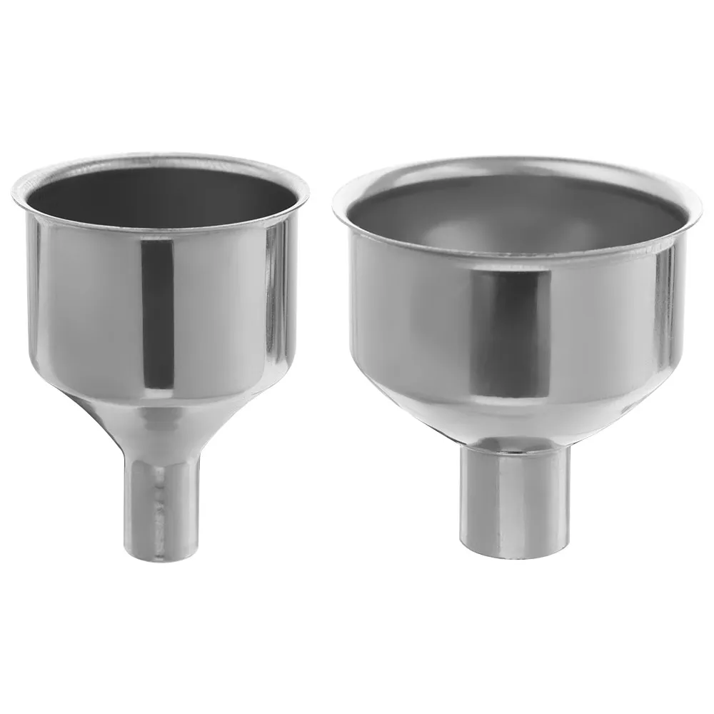 Small Mouth Stainless Steel Funnel S/M/L Anti-Drip Bar Wine Funnel Conical Shape Portable Mini Kitchen Liquid Dump Tool