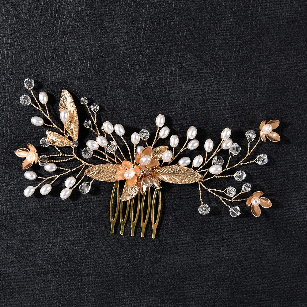 

Crystal Tiara Bridal Accessories Wedding Rhinestone Headpieces Silver Color Bride Hair Comb Prom Hair Accessories