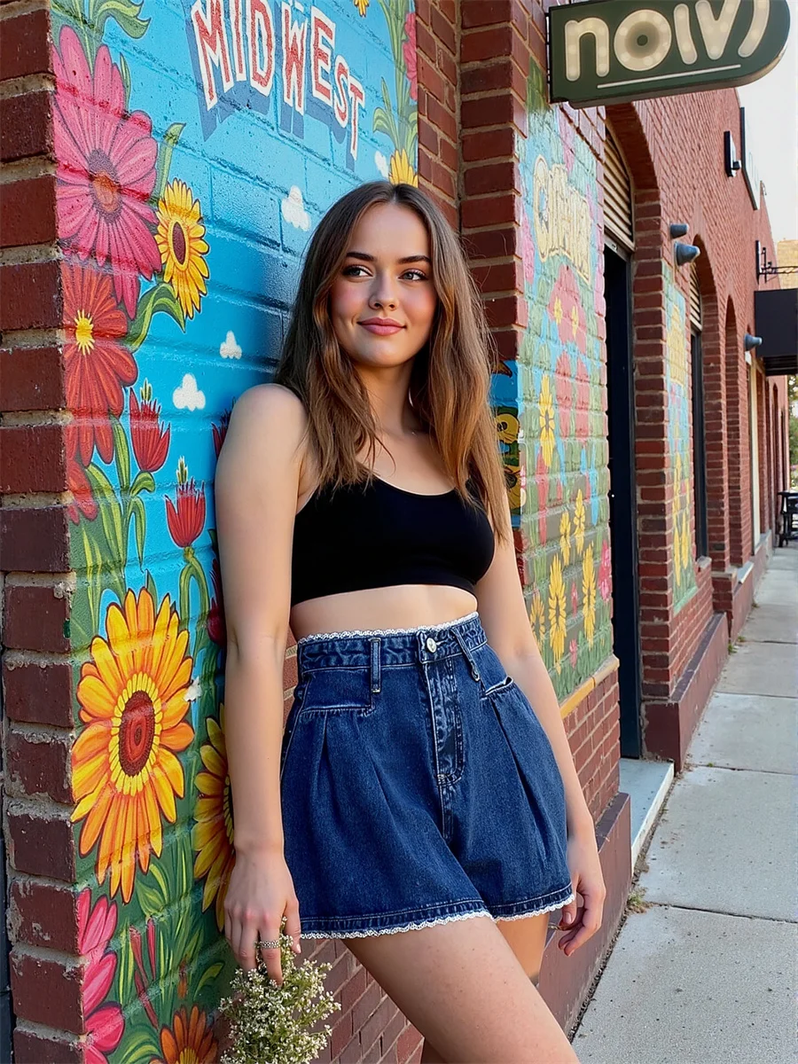 

Джинсовые темно-синие шорты женские Y2K рваные джерты Harajuku хипстерские мини-шорты для девочек модные с высокой посадкой модные клубные ночные винтажные