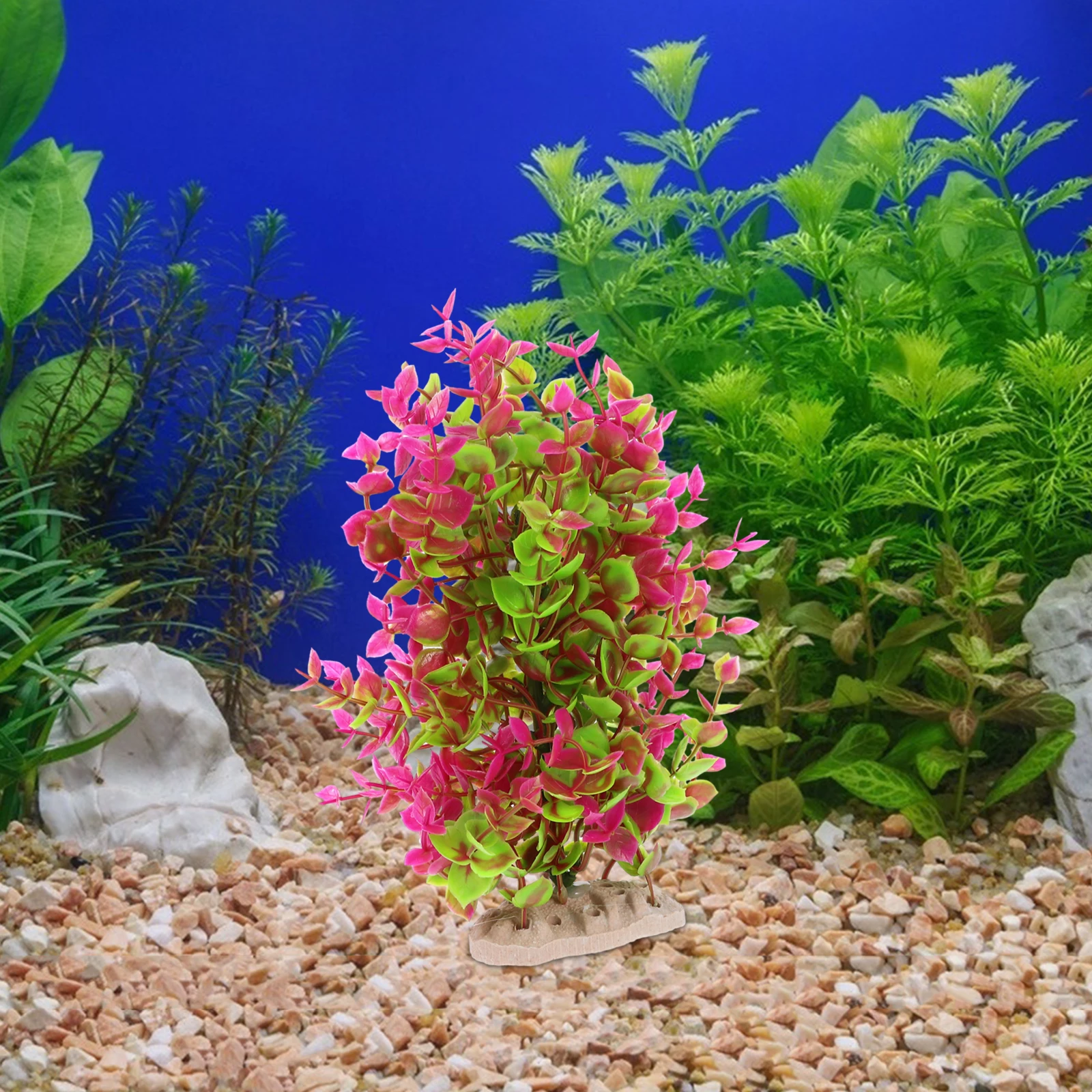 

Artificial Aquarium Plants Fish Tank Decoration Durable Safe Water Use Fade Resistant Colors Office Pet