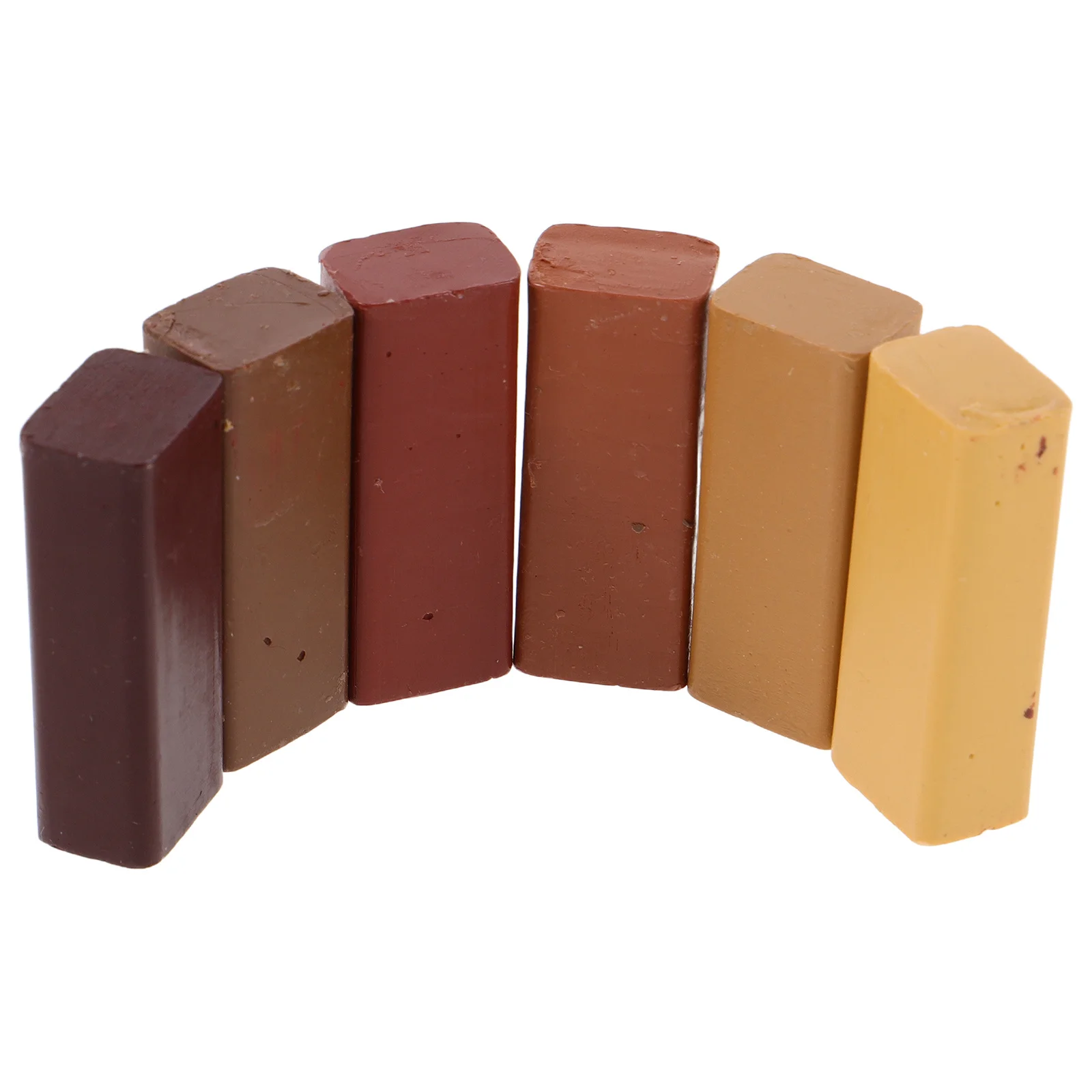 

6Pcs Wood Repair Wax Sticks Furniture Repair Crayons for Scratches Cracks Scuffs Cabinets Floors Tables Doors Doors Wax Crayons