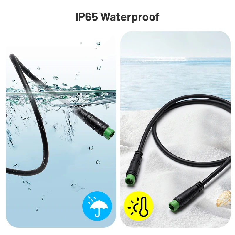 5Pin تمديد كابل لعرض UART EBike ذكر/موصل سالب Ebike كابل لعرض Bafang دراجة كهربائية الملحقات