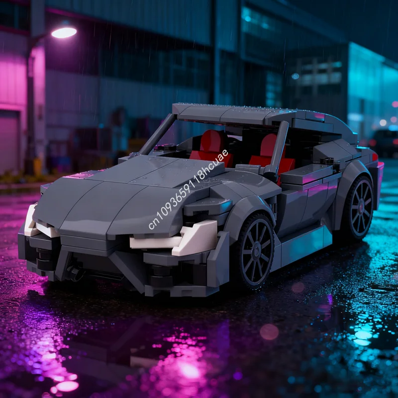 

279pcs MOC Supra City Champions Supercar Model Building Blocks Assemble Creative Christmas Gift Idea Toy Education Kids