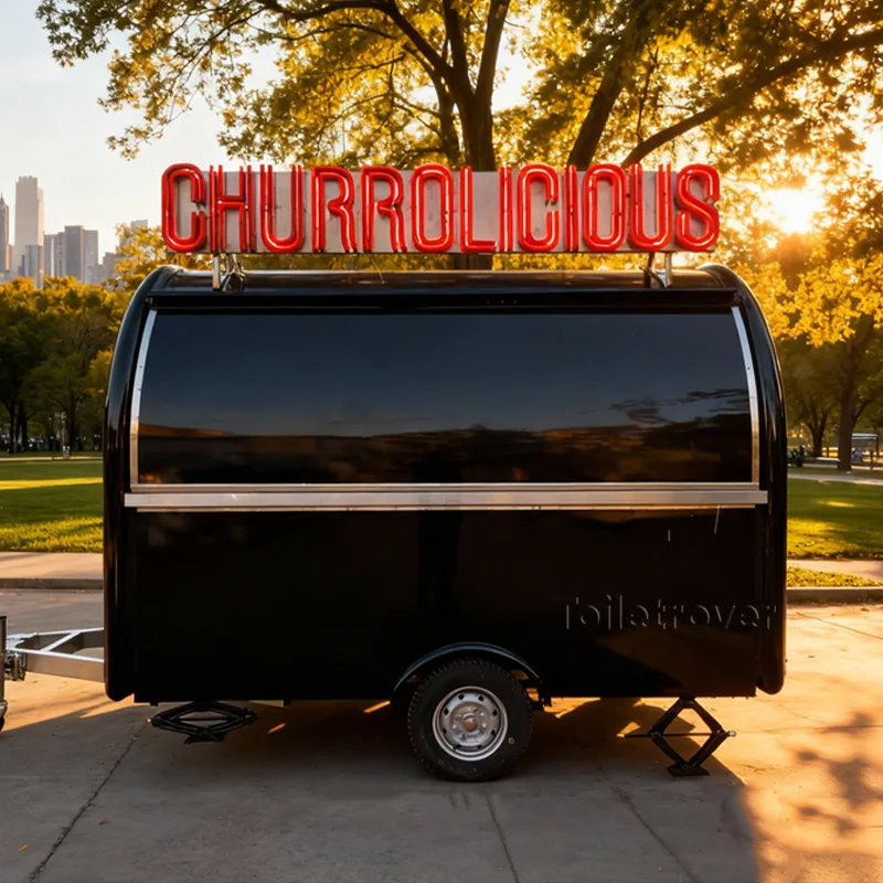 

Mobile Food Cart Pizza Doner Kebab Burger Tacos Food Truck DOT Certified Fully Equipped Food Trailer for Sale