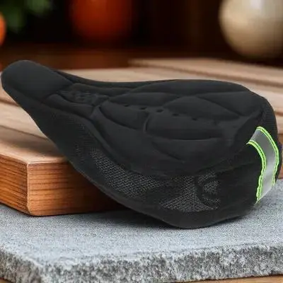 Capa de assento de bicicleta 3d esponja grossa universal silicone sela para mountain road bicicleta confortável respirável antiderrapante ciclismo