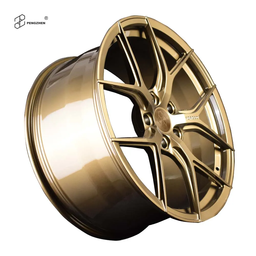 For  Hot Sale Monoblock 5 Y Shape Spoke Bronze 16 17 18 Inch 5x108 Alloy Passenger Car Wheel Rims for Ford Mondeo
