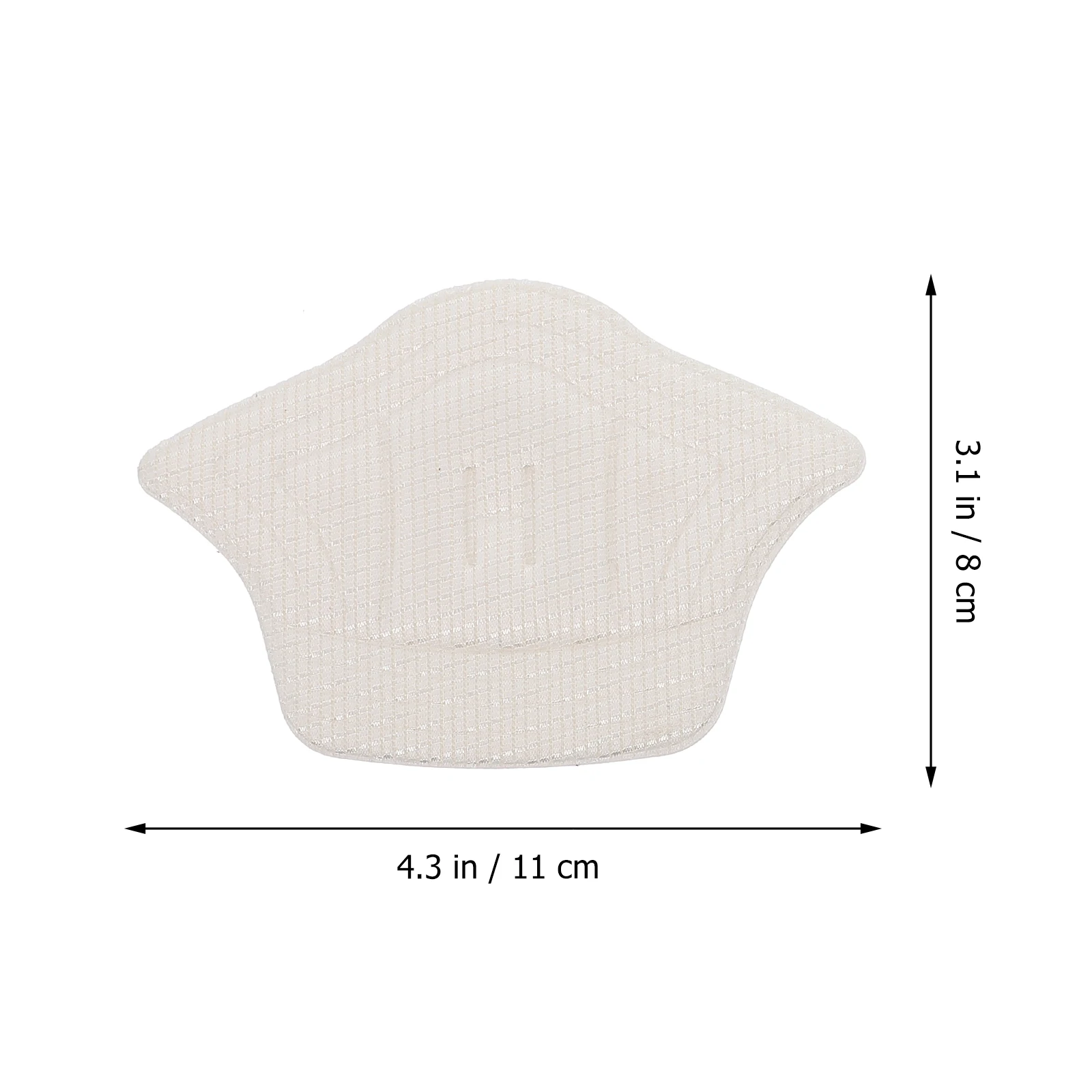 

3 Pairs Anti-wear Shoe Patch Anti-slip Heel Pad Pads Care Padding for Shoes White Grips Woman