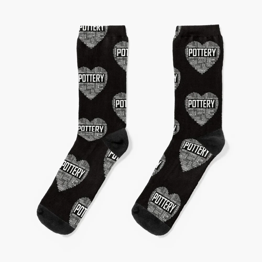 

Pottery Heart Socks Soccer floor Boy Child Socks Women's