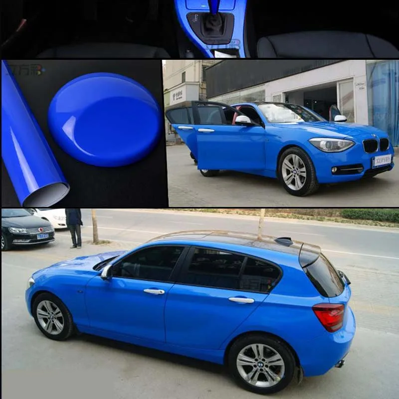 152cm Vinyl-Folienaufkleber Glänzende Karosserie-Folie Aufkleber für Motorrad BMW E46 Tesla Model Y Toyota Auto-Zubehör – Detail 7