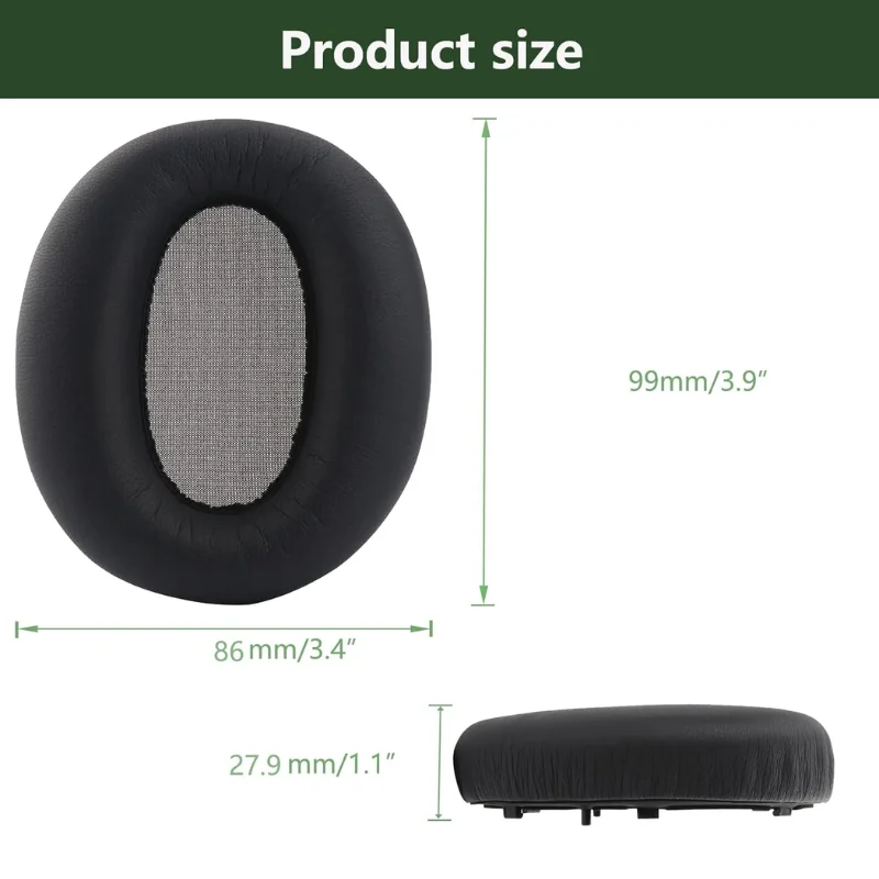 Ear Pads Headphone For Edifier W820NB Earpads Headphone Cushion Cover Replacement Head Band Earmuff Repair image 3