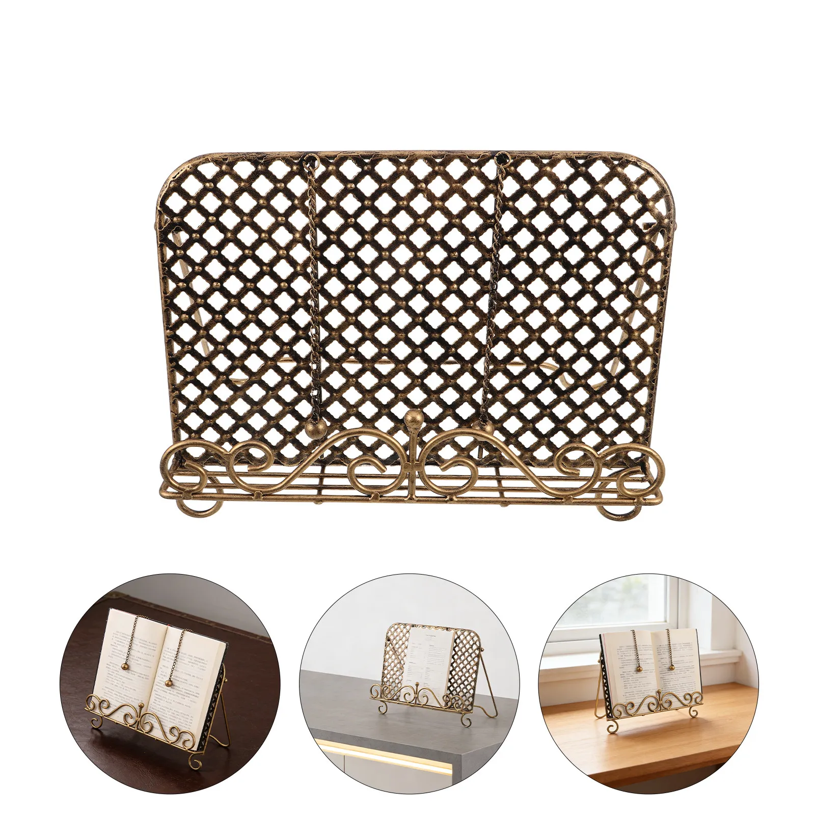 metal-cookbook-stand-heavy-duty-foldable-recipe-book-holder-iron-reading-rack-kitchen-decor-countertop-organizer