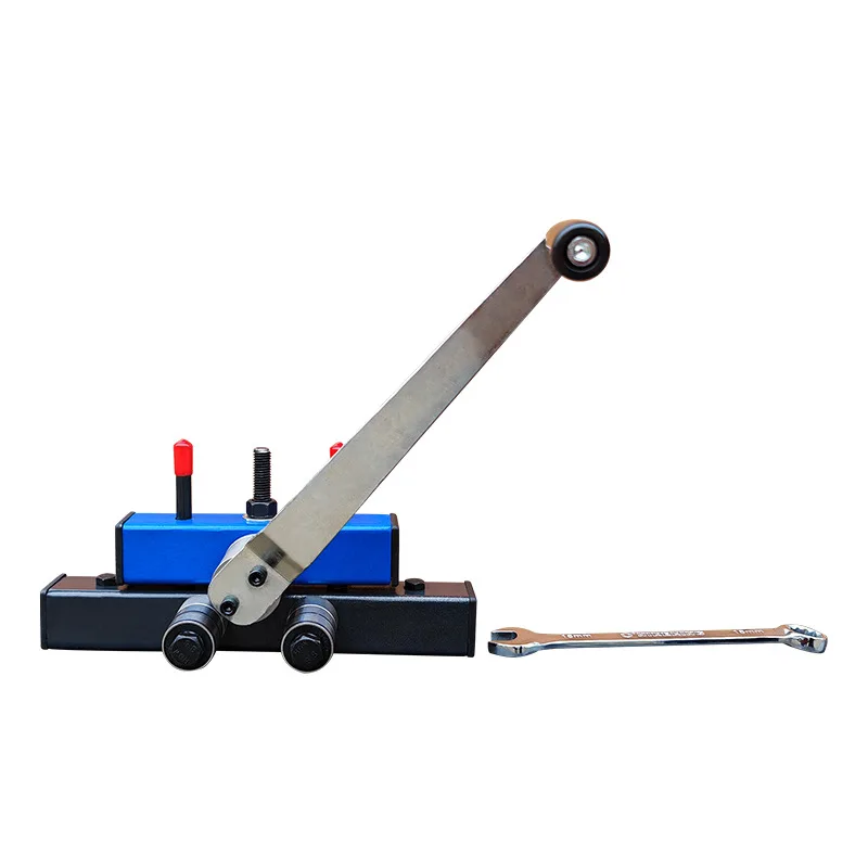 Small Manual Multifunctional Roll Bending Machine Manual Metal Rolling Machine Flat Steel Round Steel Rolling Machine