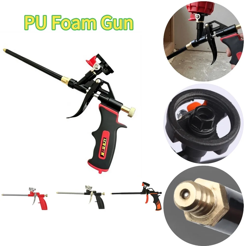 PU Foam Spray Gun Expanding Foam Spray Gun Polyurethane Agent Manual Applicator for House Renovation Sealing Insulating HandTool
