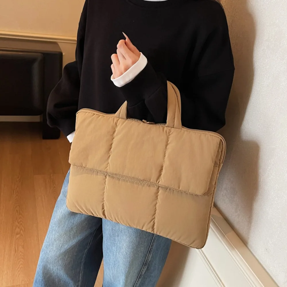 

Женский рюкзак для ноутбука 15,6 дюйма, минималистичная клетчатая большая сумка, легкий повседневный рюкзак для работы и поездок на работу