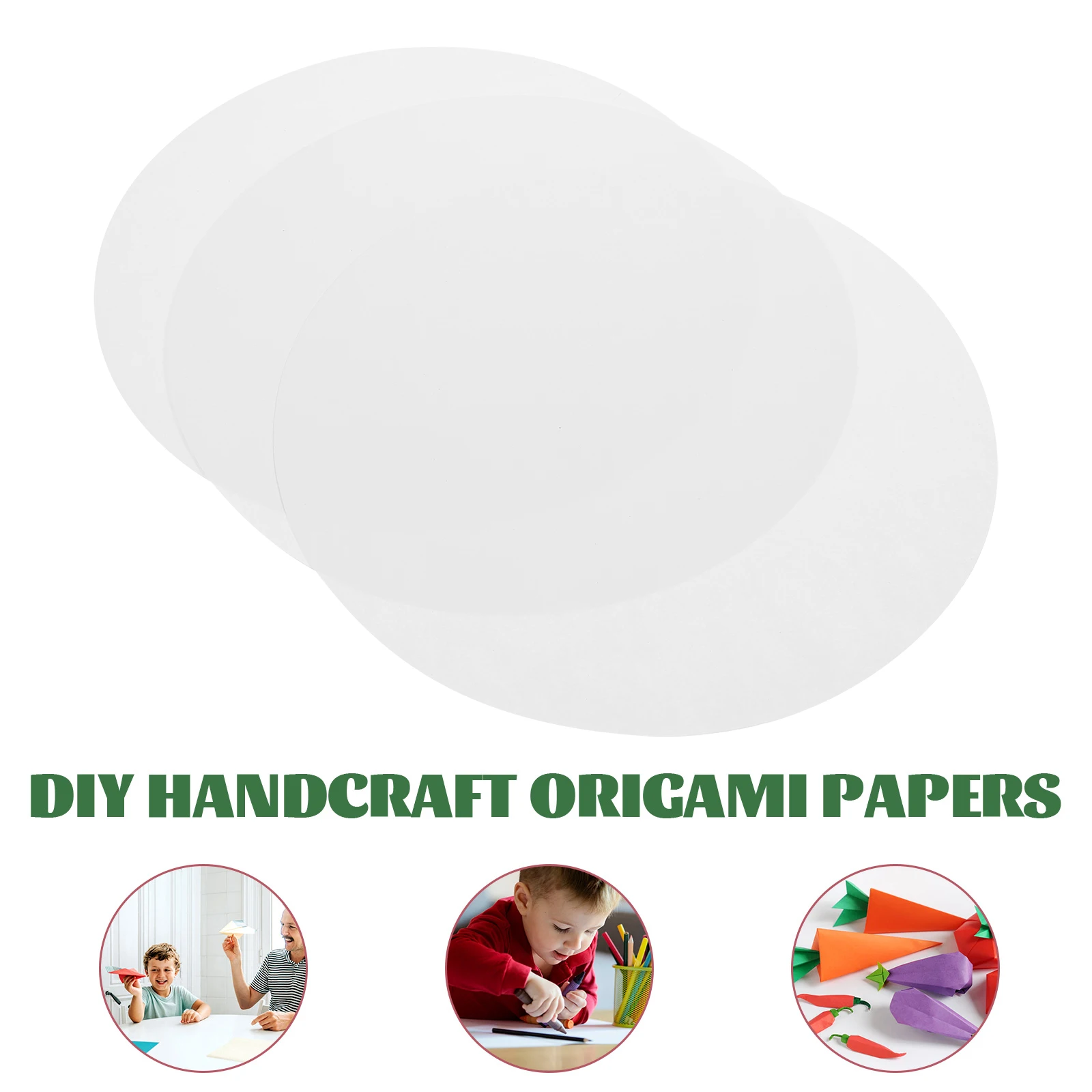 

1pcs 1 Bag Of Diy Colorful Round Paperboard For Crafts Painting Multi-Use Art Supplies Kids Family Teachers Durable Craft