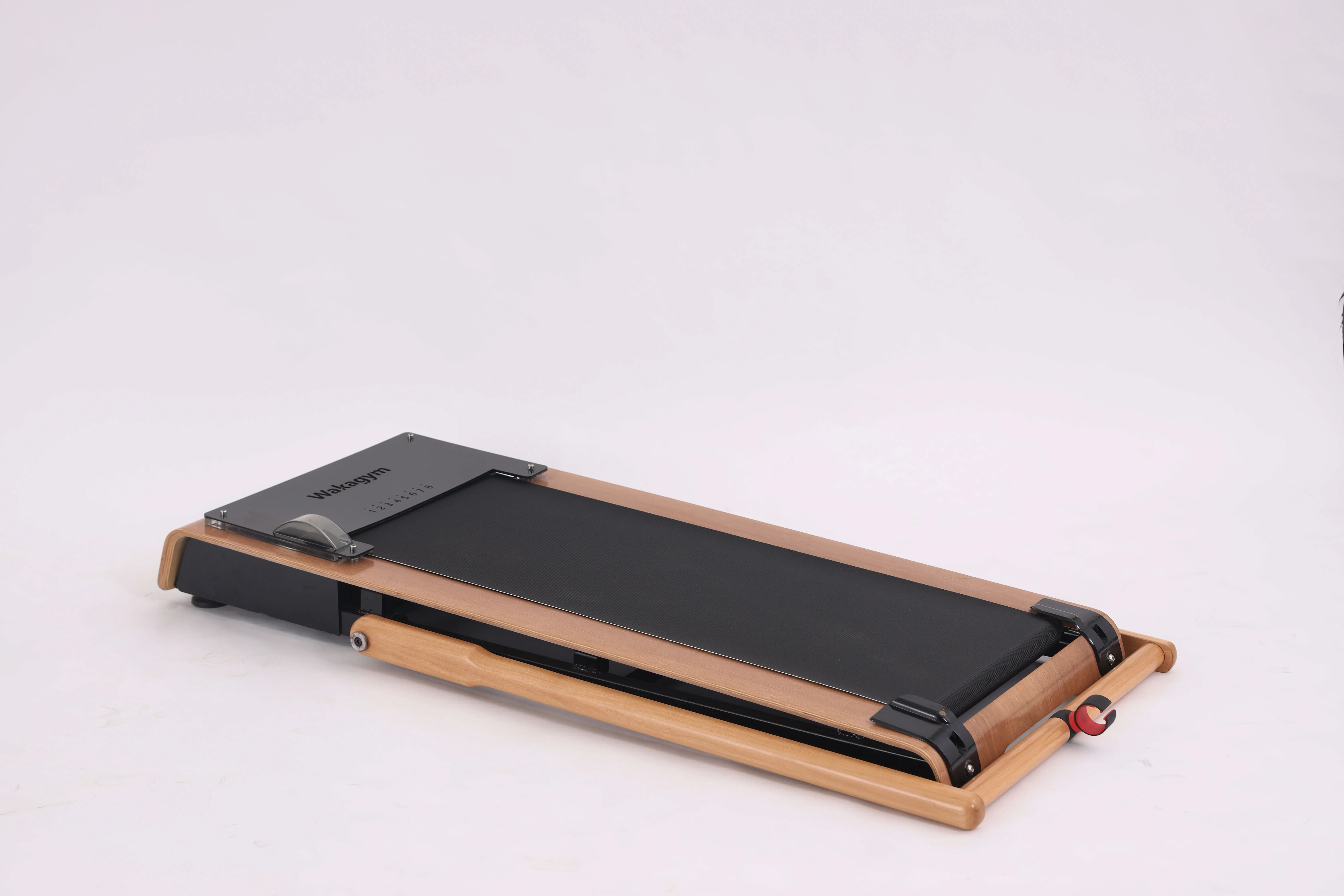 Wakagym Silent Cardio Electric Treadmill Home Foldable Running Exercise Walking Pad LED Display Made Of Wood