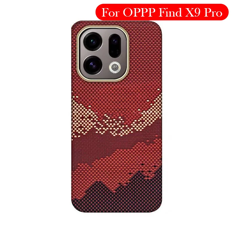 

Чехол из углеродного волокна для OPPO Find X9 Pro, задняя крышка с кевларовой беспроводной зарядкой для OPPO FIND X9 PRO