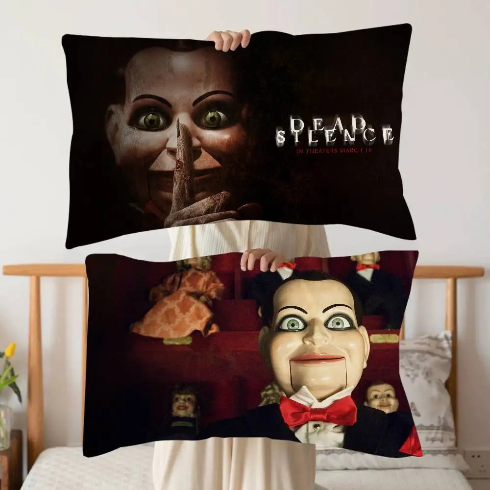 Horror Movie Dead S-Silence Quick-Dry Polyester Pillow Towel Pillowcase Sweat-Absorbent & Breathable for Daily Use