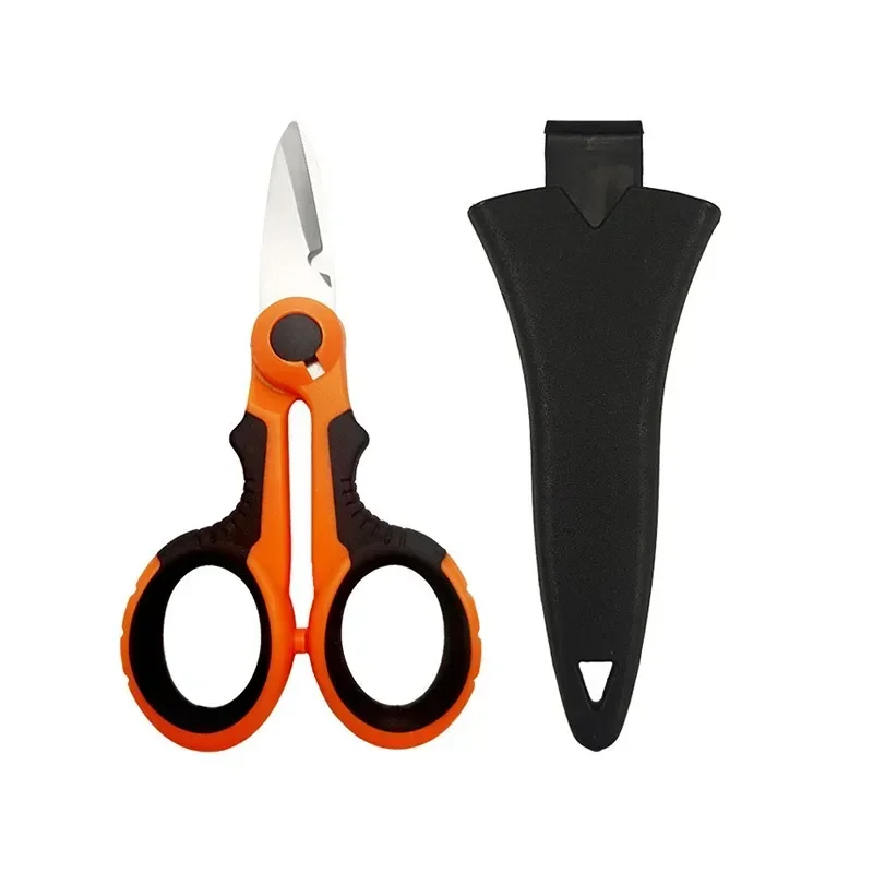 

New High Carbon Steel Scissors Household Shears Tools Electrician Scissors Stripping Wire Cut Tools for Fabrics, Paper and Cable