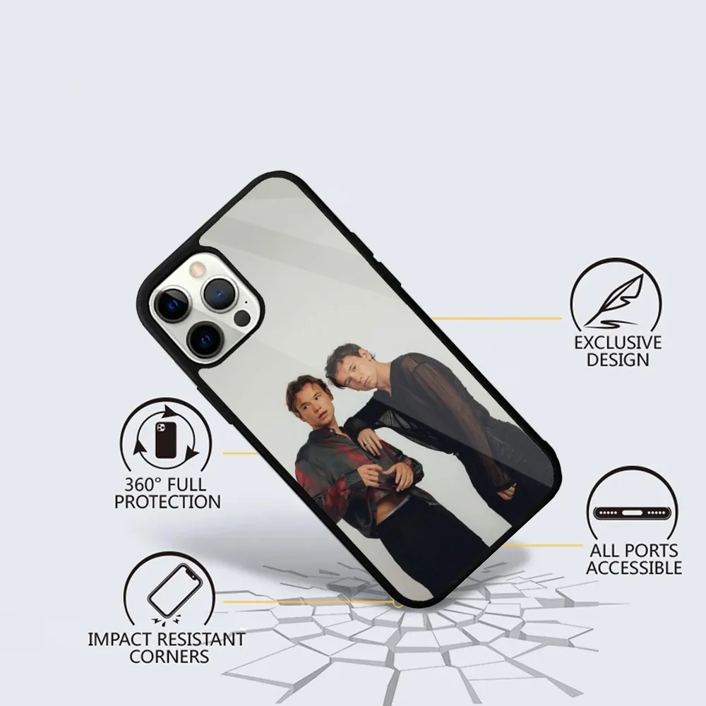 M-Marcus And Martinus Phone Case For iPhone 15,14,13,12,11,Plus,Pro,Max Mini Magsafe Magnetic Wireless Charging