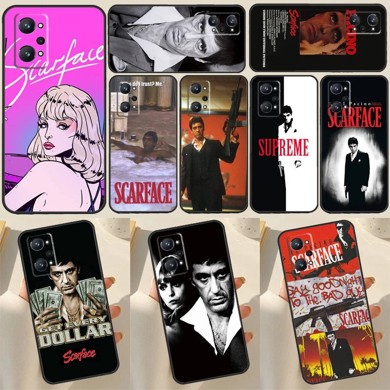 Scarface Al Pacino Movie For Realme GT Master Neo 2 3 8 9 Pro Plus 8i 9i Case For OnePlus 9 10 Pro 9R Nord2 Cover