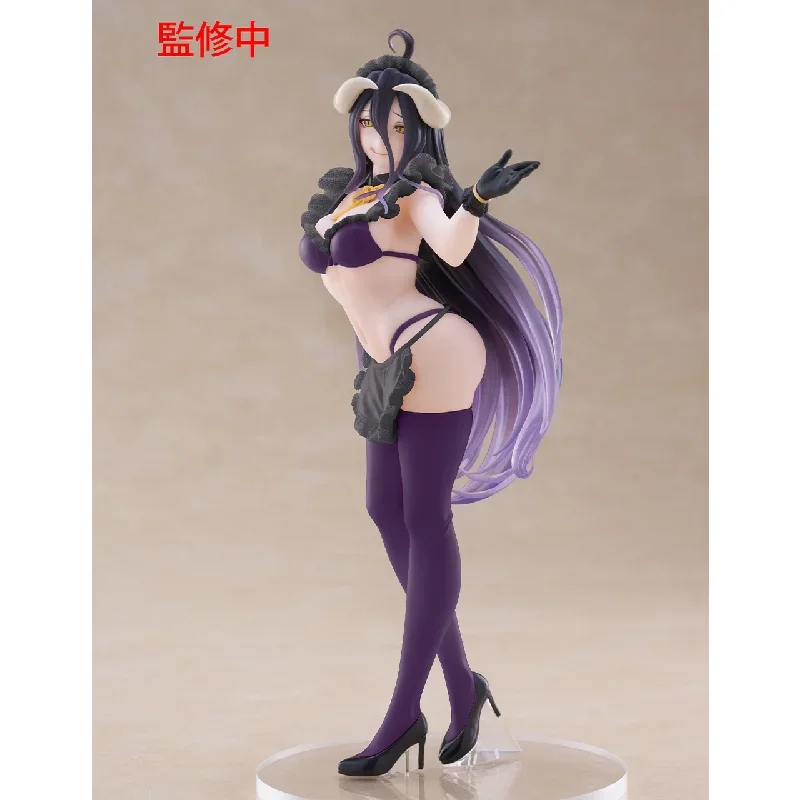 

BLBU Overlord Figure albedo 18cm PVC Model Purple maid Sexy Anime Figure Game Derivatives TAITO SuccubusToys