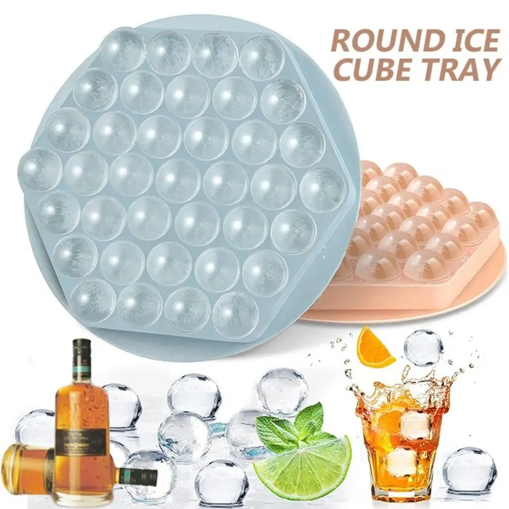 37 Ice Boll Hockey PE Mold Frozen Whiskey Ball Popsicle Ice Cube Tray Box Lollipop Making Gifts Kitchen Tools Accessories