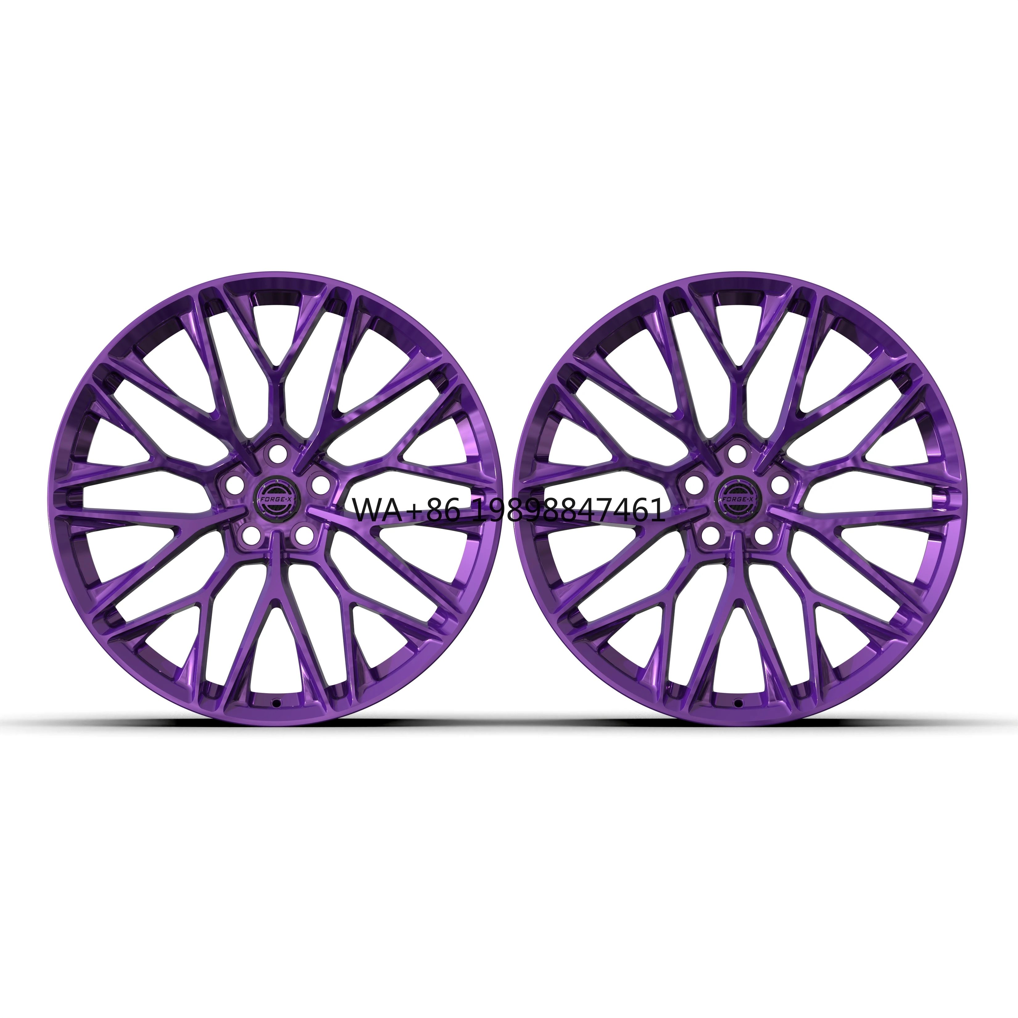 

Custom Lightweight 16-24 Inch Forged Aluminium Alloy Rims Tailored 5x112 Passenger Car Wheels 3 Y Deluxe Multi-Spoke