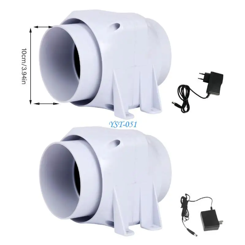 E15a linha ventilador ar 4 polegadas ventilador ventilação linha esgoto marinho forte ventilador ventilação