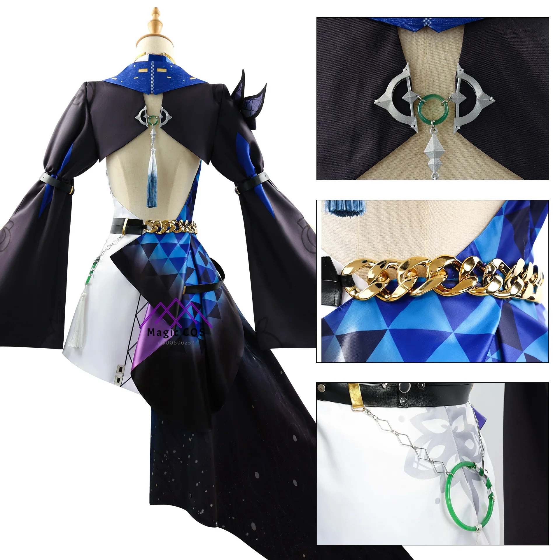 Honkai Star Rail Jade Cosplay Kostuum Complete Set Hoge Kwaliteit Anime Outfit Karakter Jurk Game Suit Halloween Cos Love Live