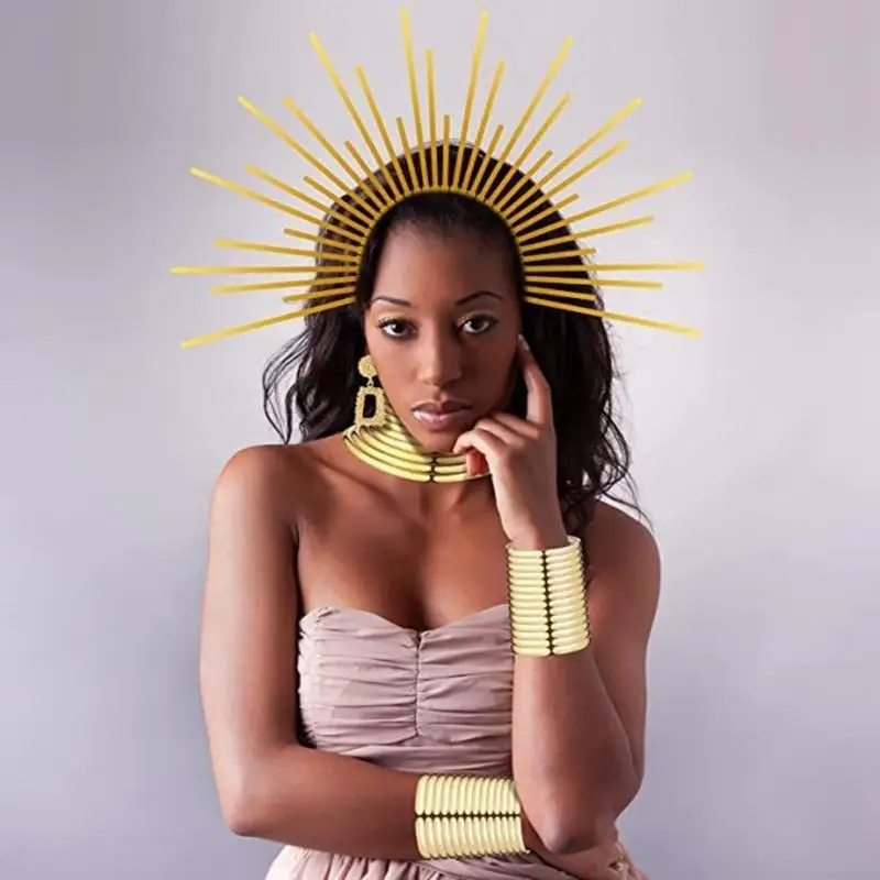 

Модные колье-колье серьги в этническом стиле с длинной шеей и шеей ювелирные изделия